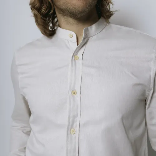CAMISA LIBERATO BASICS MAO MANGAS LARGAS BEIGE