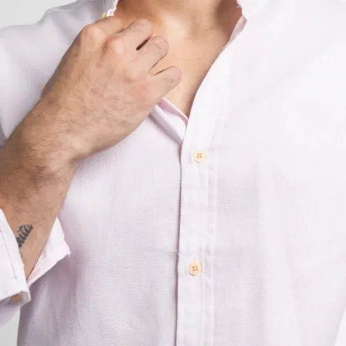 CAMISA LIBERATO BASICS MAO MANGAS LARGAS ROSADA FANTASIA