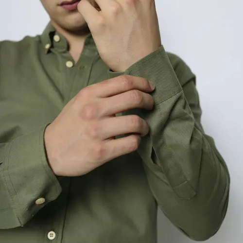 CAMISA LIBERATO MANGAS LARGAS VERDE