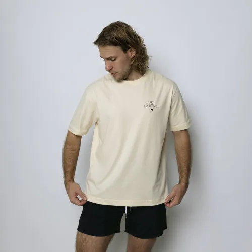 REMERA LIBERATO OVERSIZE BEIGE THE FLORENCE