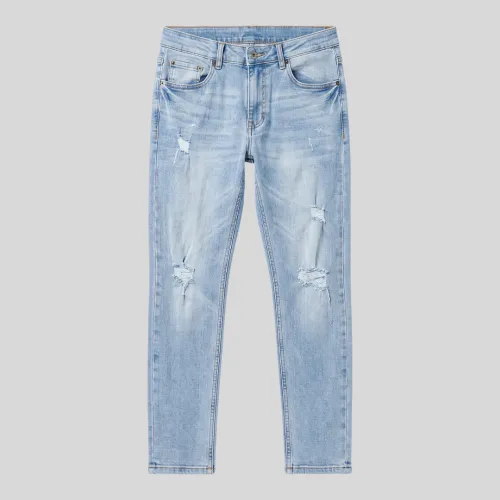 Jeans Crop Skinny Tiago N+ Celeste