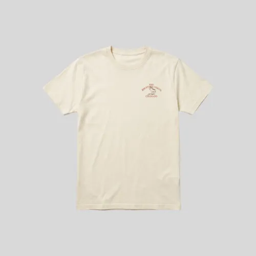 REMERA HOLLISTER REGULAR FIT BEIGE THE ROCKY MOUNTAINS
