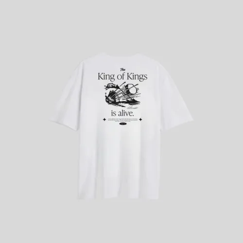 REMERA LIBERATO OVERSIZE MARFIL THE KING OF KINGS