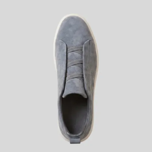 ZAPATO LIBERATO DE GAMUZA CELESTE