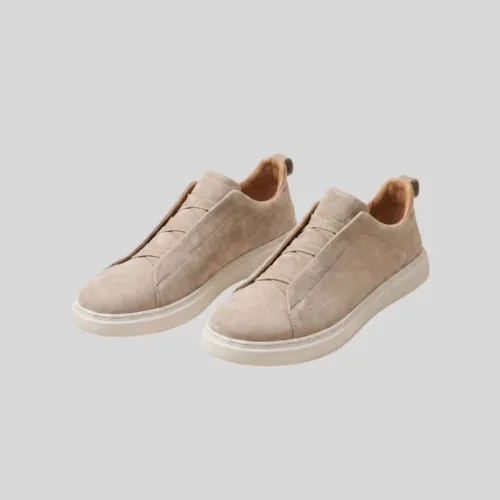 ZAPATO LIBERATO DE GAMUZA BEIGE