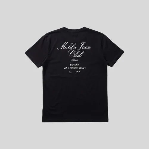 REMERA LIBERATO REGULAR FIT NEGRA MALIBU JUICE CLUB