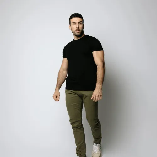 PANTALON CHINO LIBERATO BASICS VERDE