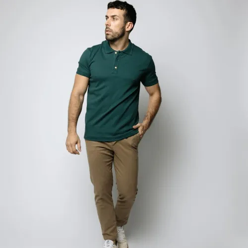 REMERA LIBERATO BASICS POLO VERDE