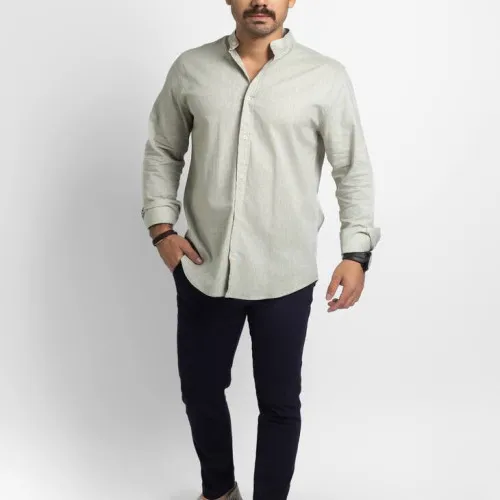 CAMISA LIBERATO BASICS MAO MANGAS LARGAS VERDE