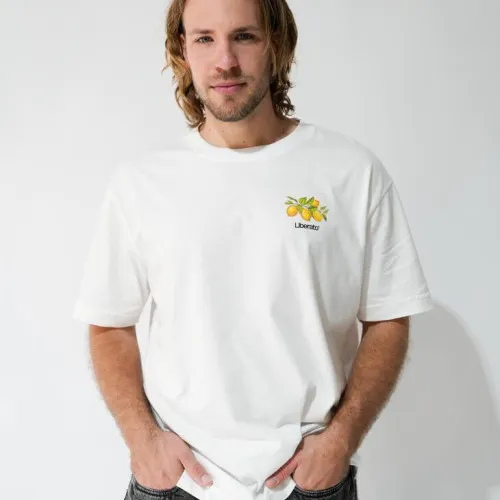 REMERA LIBERATO OVERSIZE MARFIL PREMIUM FRESH LEMON