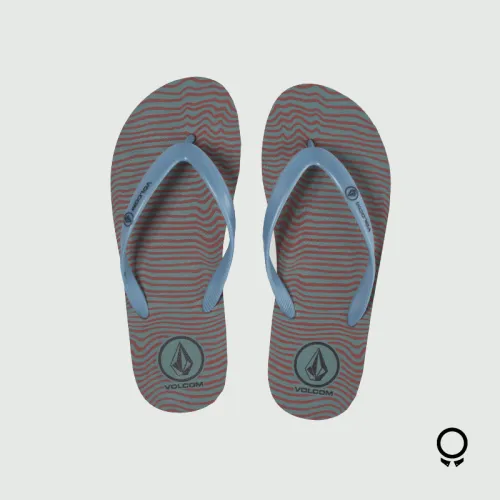 Zapatilla Volcom Bordo Con Gris