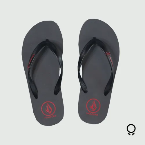Zapatilla Volcom Gris Con Negro