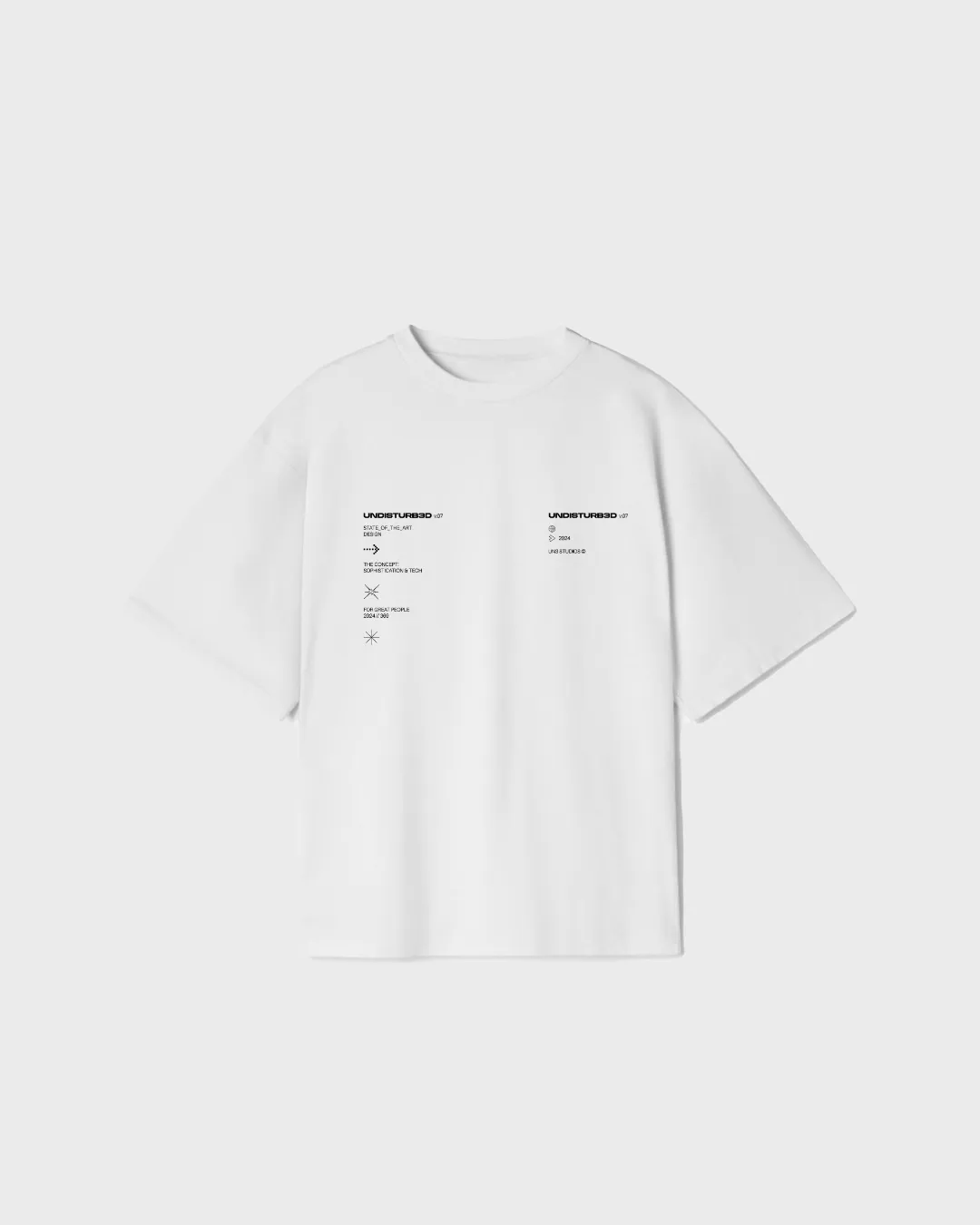 REMERA OVERSIZE UNDISTURB3D 250 GSM UN3 RED