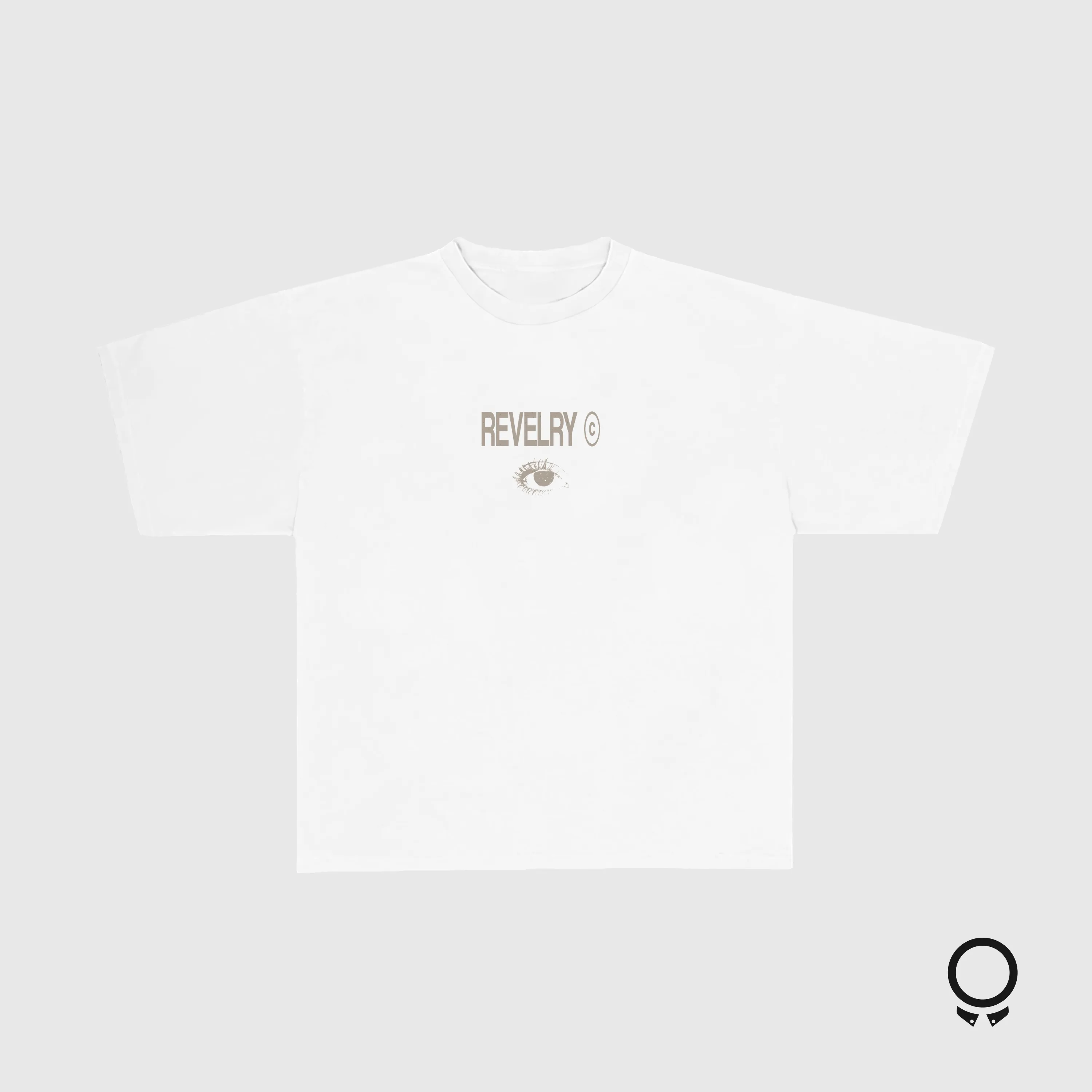 REMERA UNDISTURB3D OVERSIZE  REVELRY 170 GSM WHITE