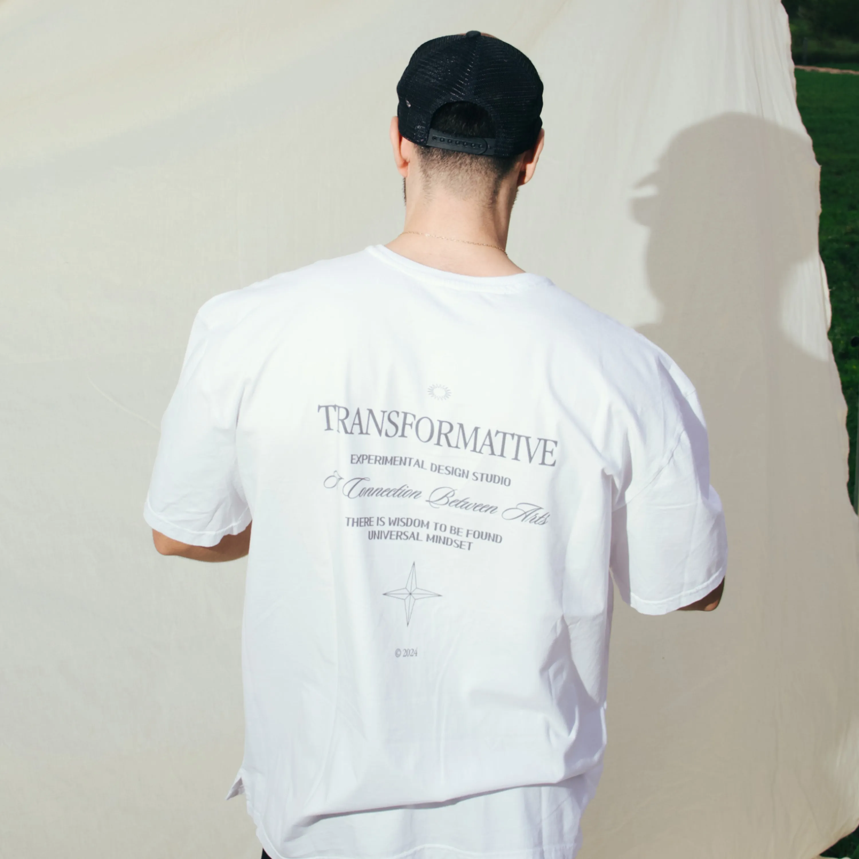 REMERA UNDISTURB3D OVERSIZE TRANSFORMATIVE 170 GSM WHITE