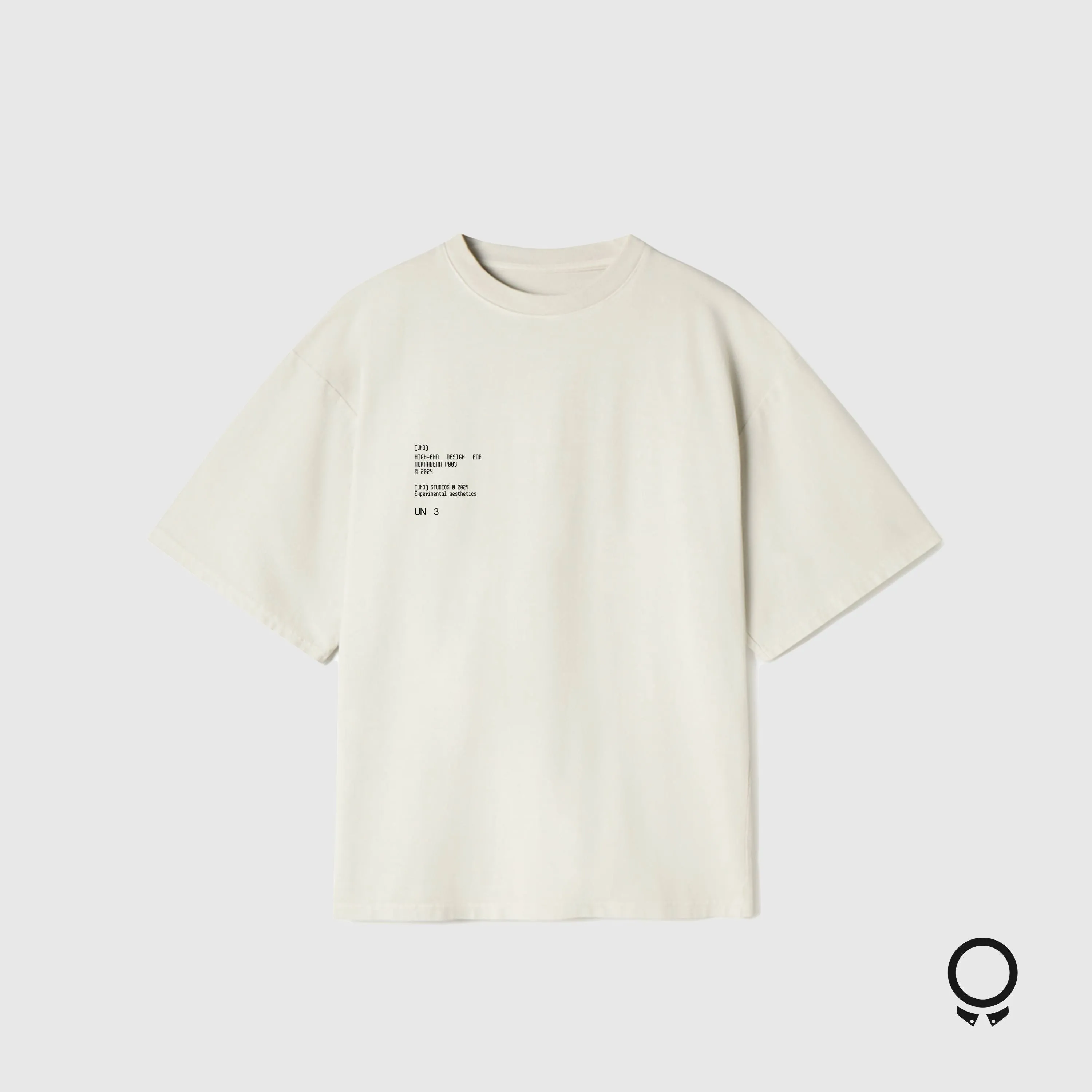 REMERA UNDISTUR3D HUMAN 250 GSM CREAM