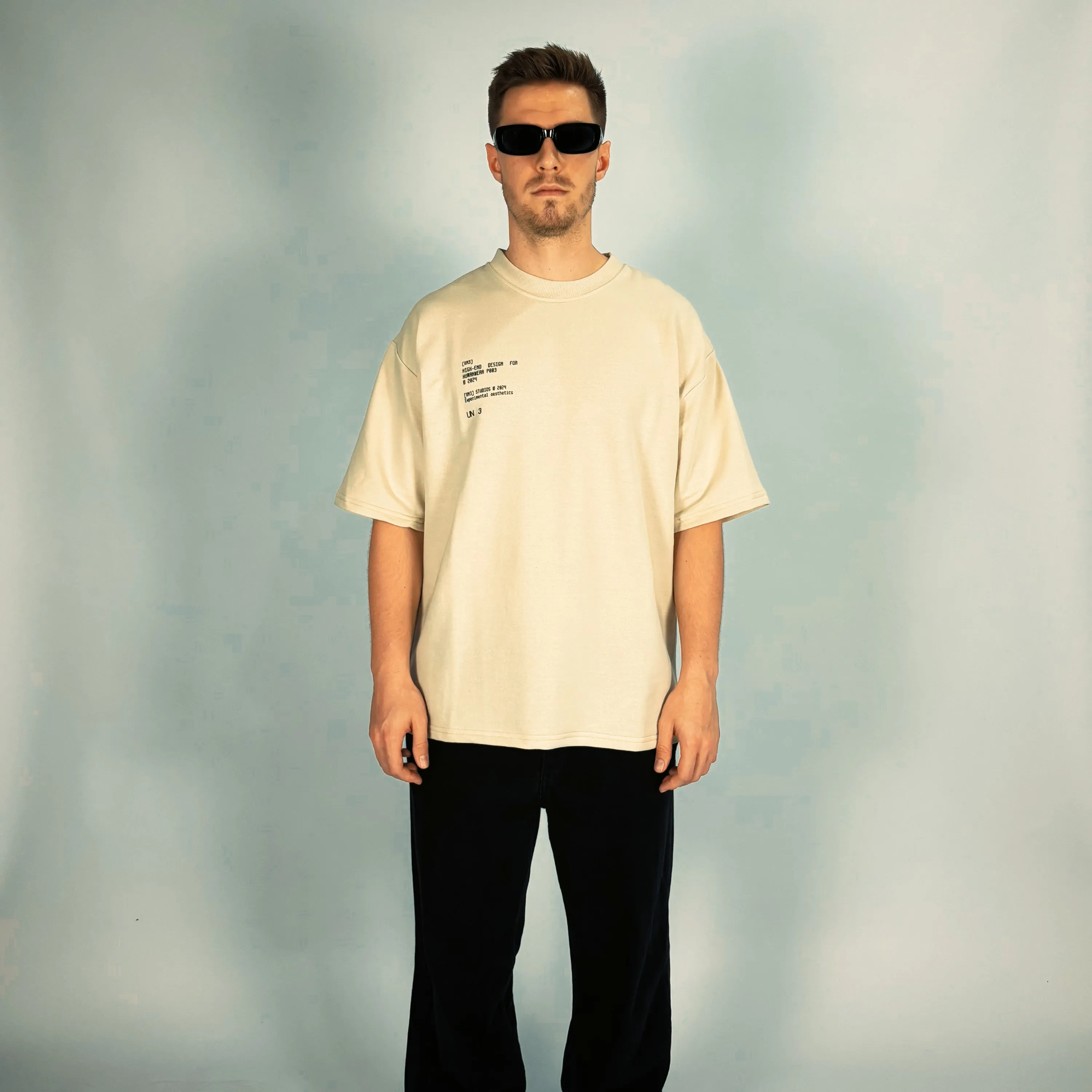 REMERA UNDISTUR3D HUMAN 250 GSM CREAM