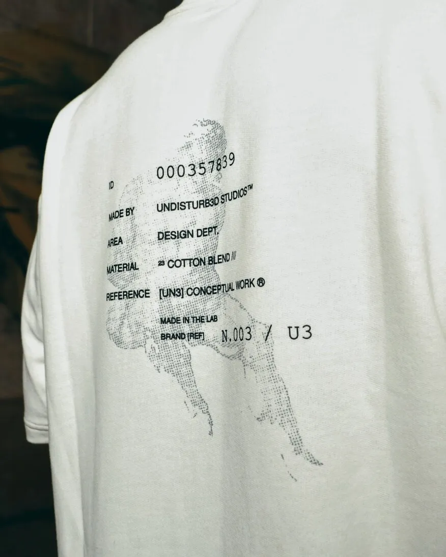REMERA OVERSIZE UNDISTURB3D EXPLICIT 250 GSM WHITE