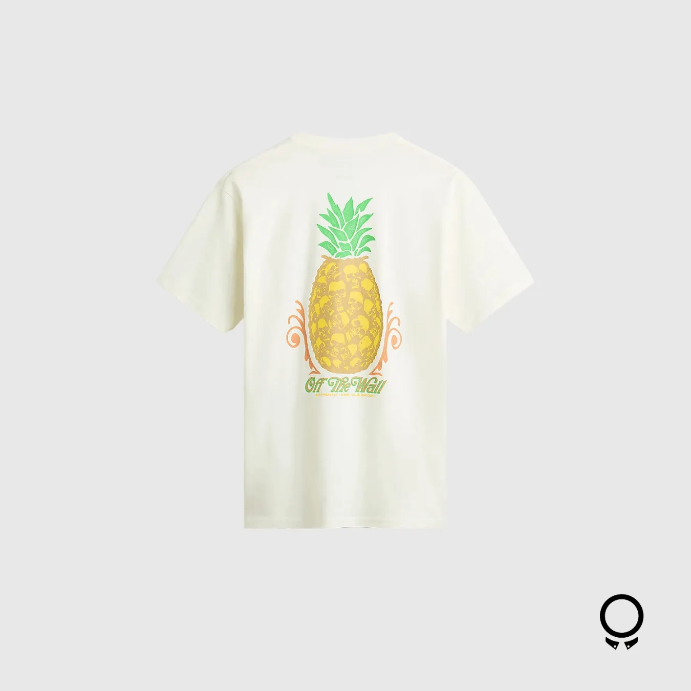 REMERA VANS WHITE PINEAPPLE BACK SS TEE