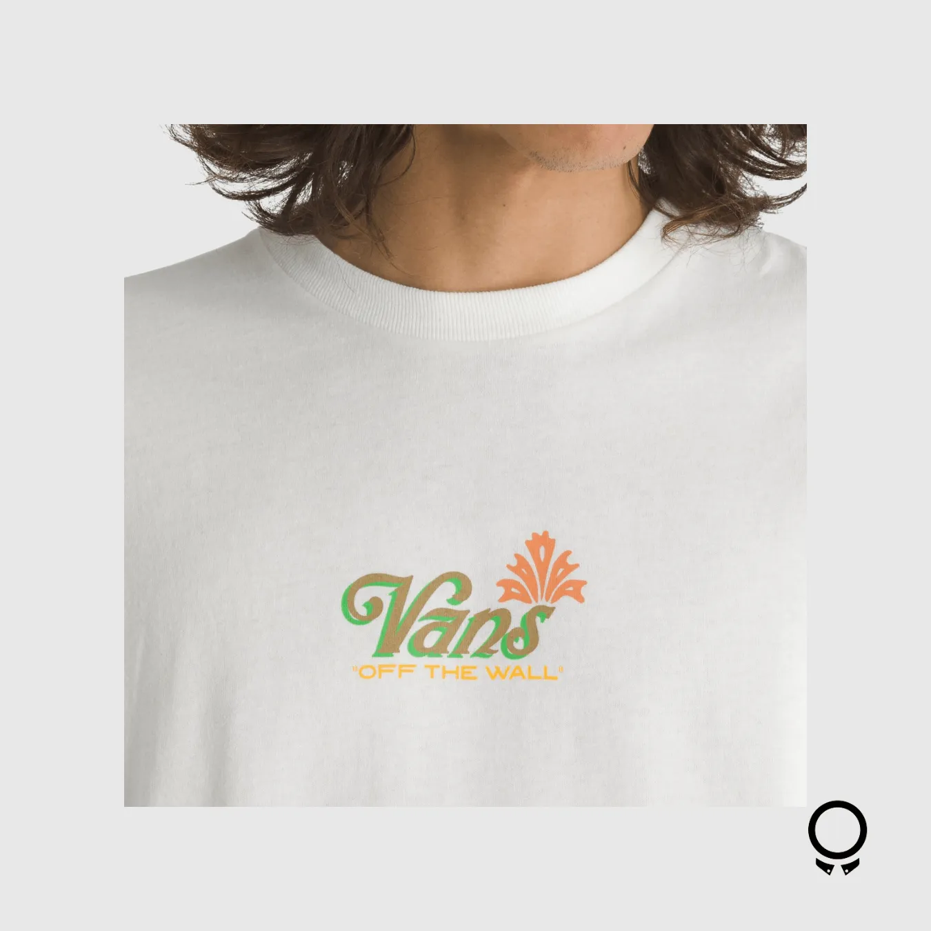 REMERA VANS WHITE PINEAPPLE BACK SS TEE