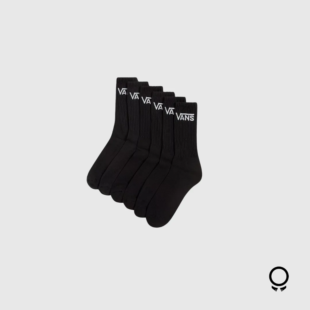 MEDIA VANS CLASSIC CREW NEGRA PACK 6