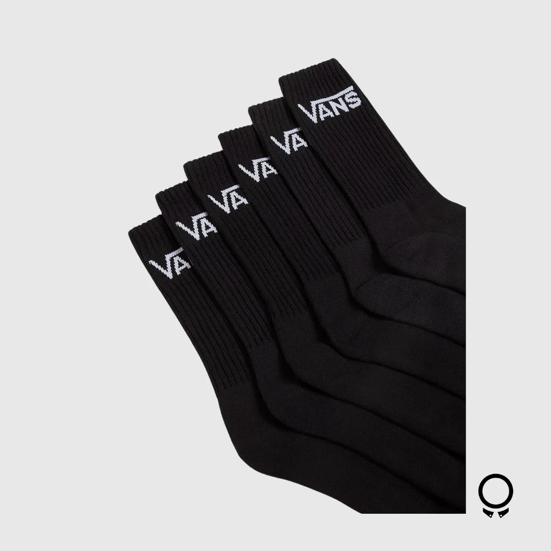 MEDIA VANS CLASSIC CREW NEGRA PACK 6