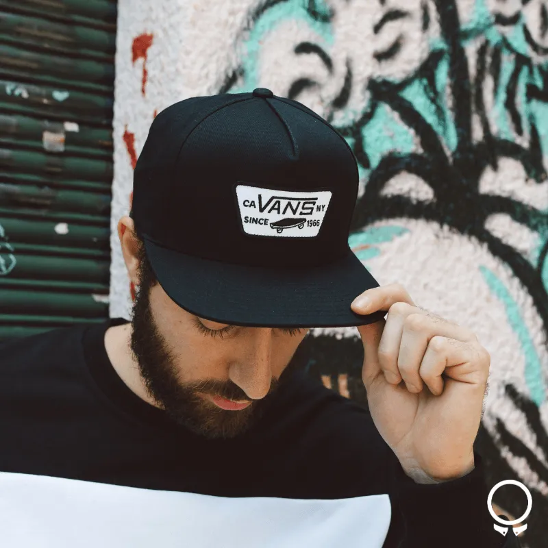 GORRA VANS FULL PATCH SNAPBACK BLACK