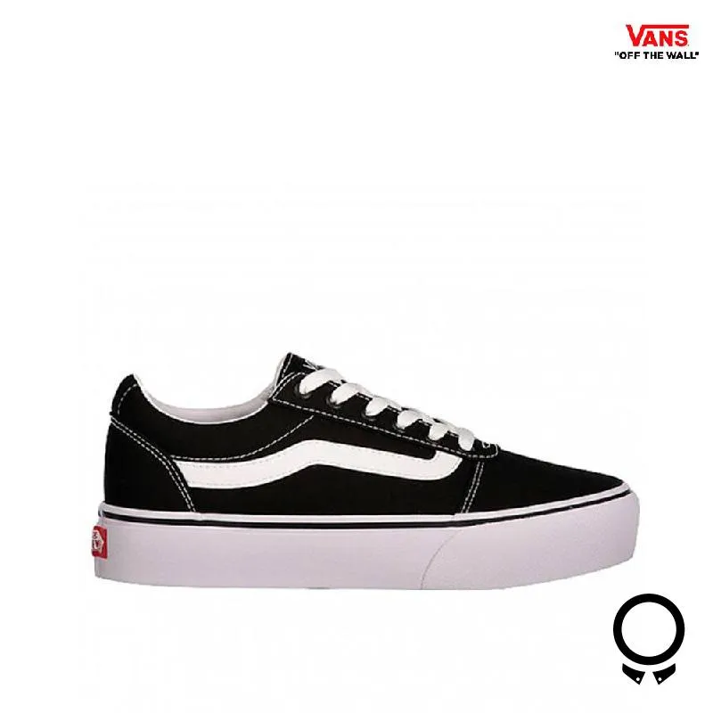 ZAPATO VANS WARD PLATFORM NEGRO